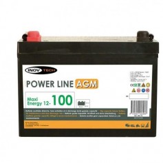 2 Baterias 100 Amperios AGM Inovtech-Powerlib Autocaravana